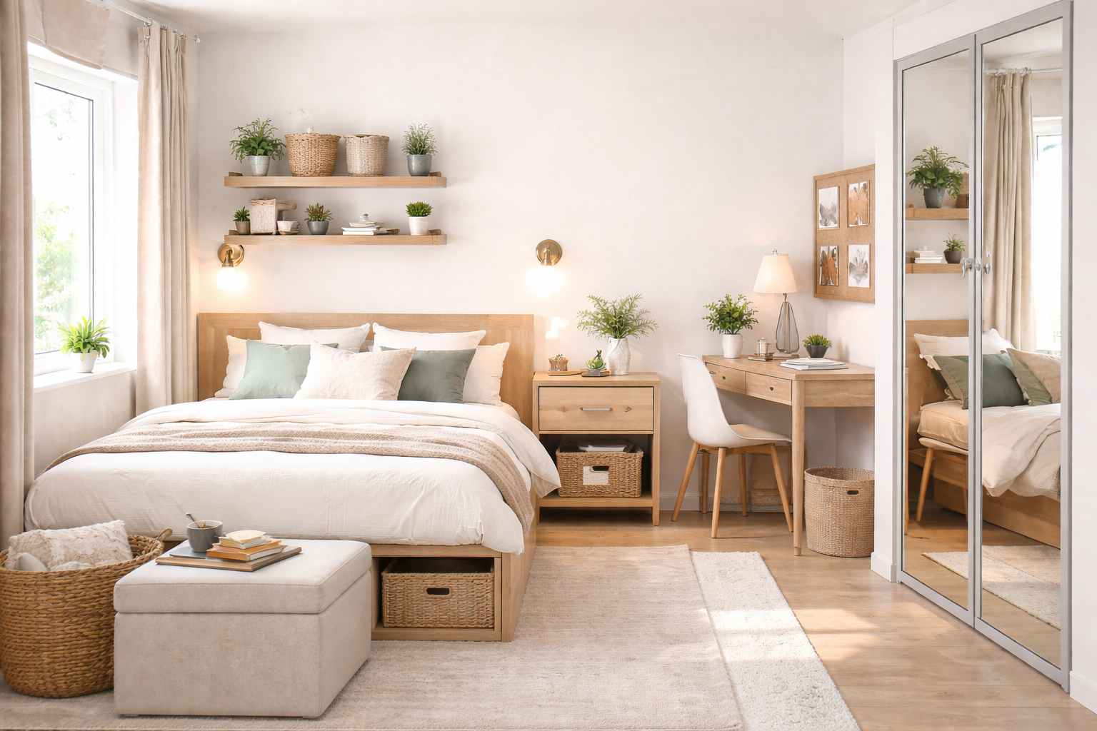 8 Practical Space-Saving Solutions for Small Bedrooms