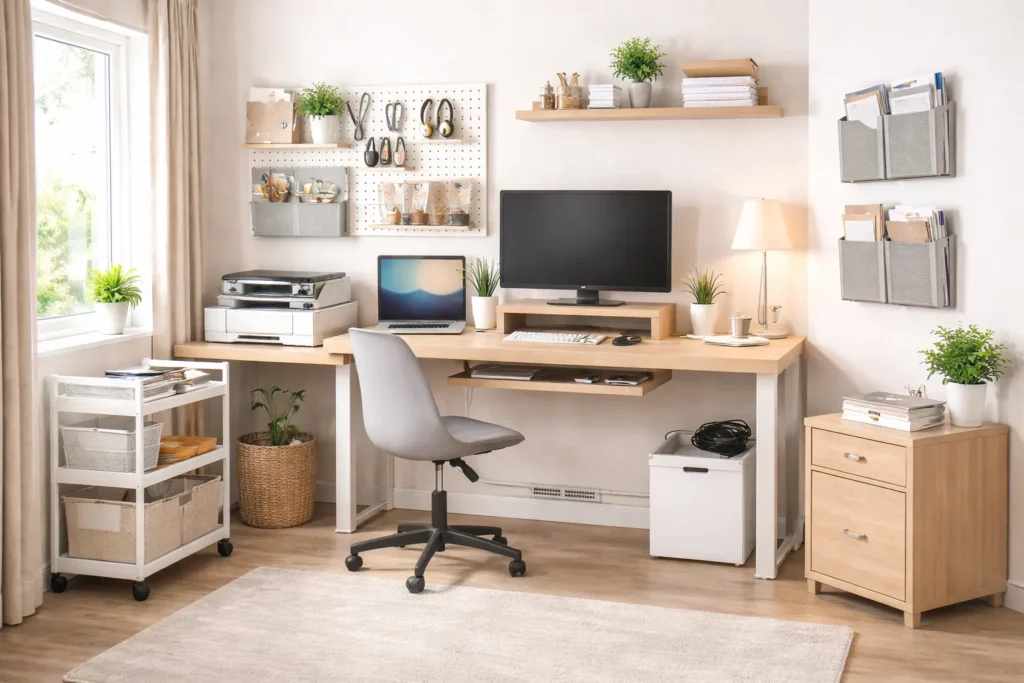 8 Must-Have Space Savers for a Small Home Office