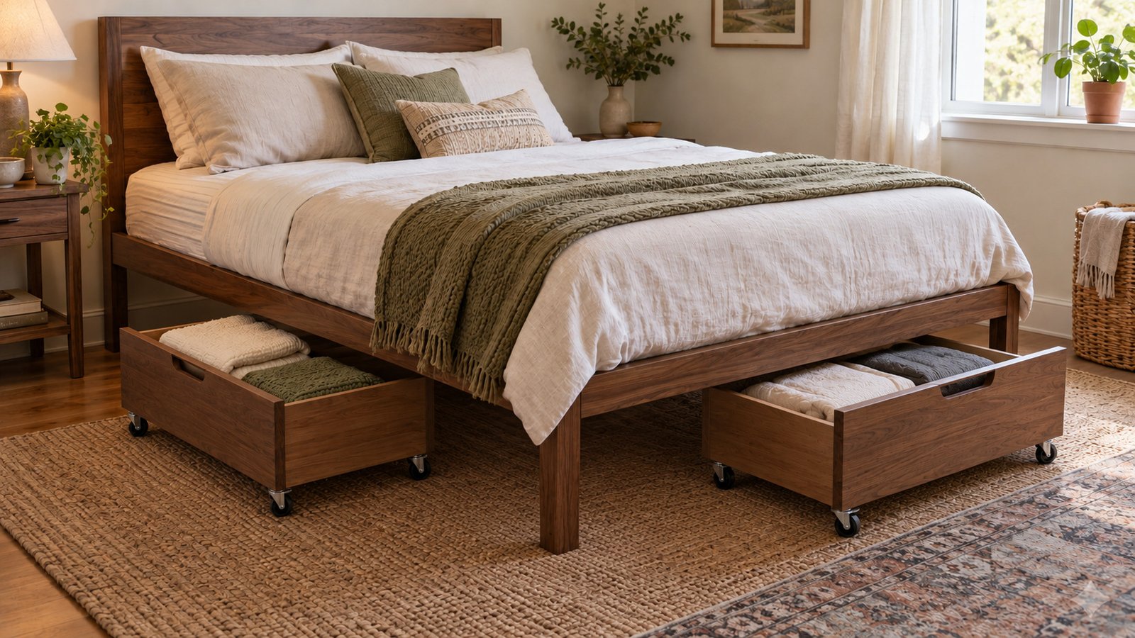 7 Smart Under-Bed Storage Solutions for a Small Bedroom